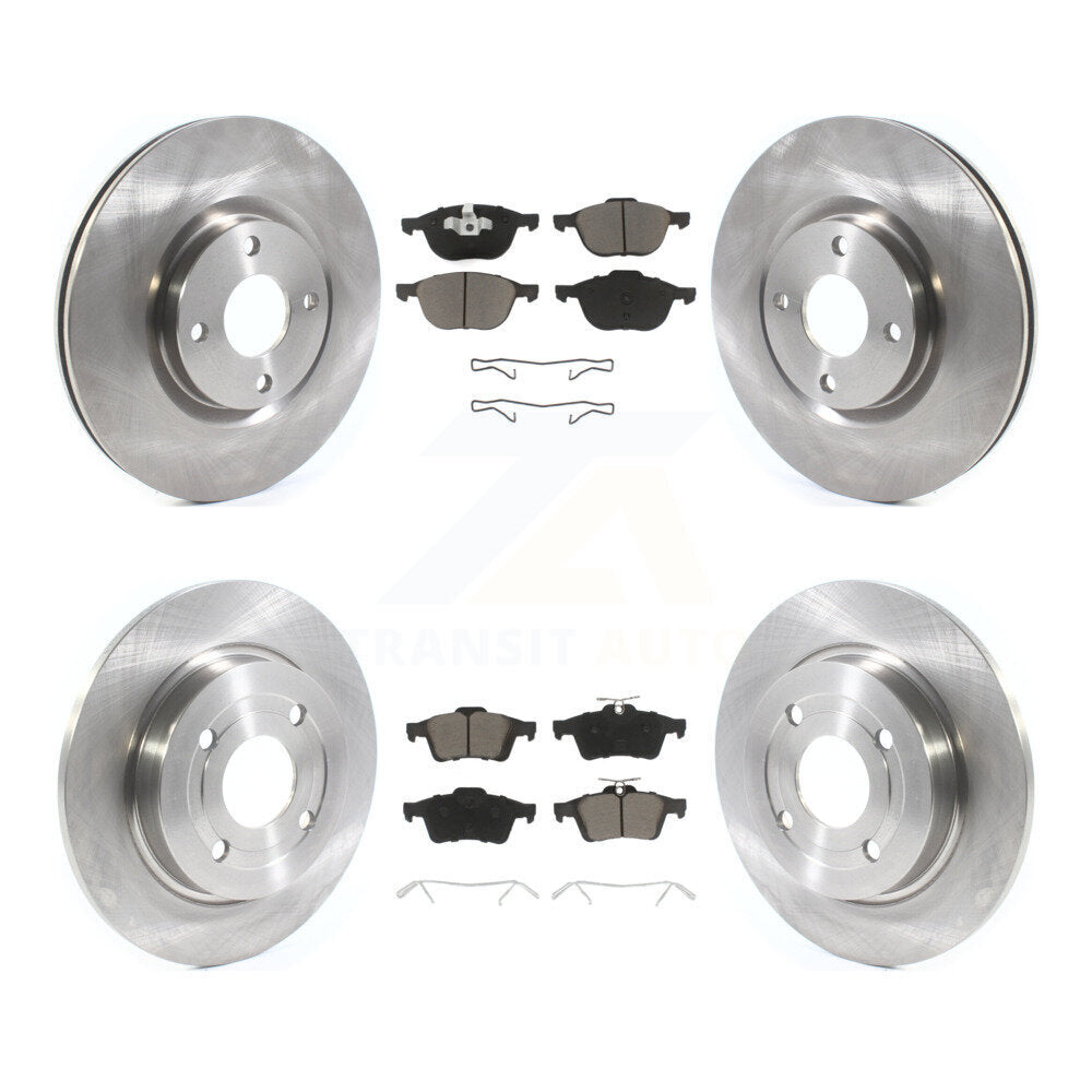 Rotors de frein à disque avant et arrière et kit de plaquettes en céramique pour Ford EcoSport AW 2018 – 2022