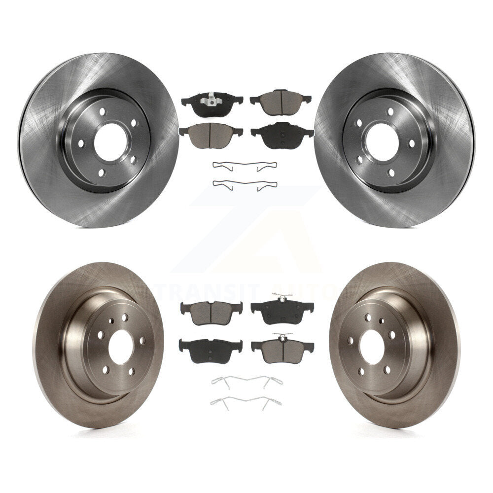 Kit de rotors de frein à disque avant et arrière et plaquettes en céramique pour Ford Escape K8C-100756
