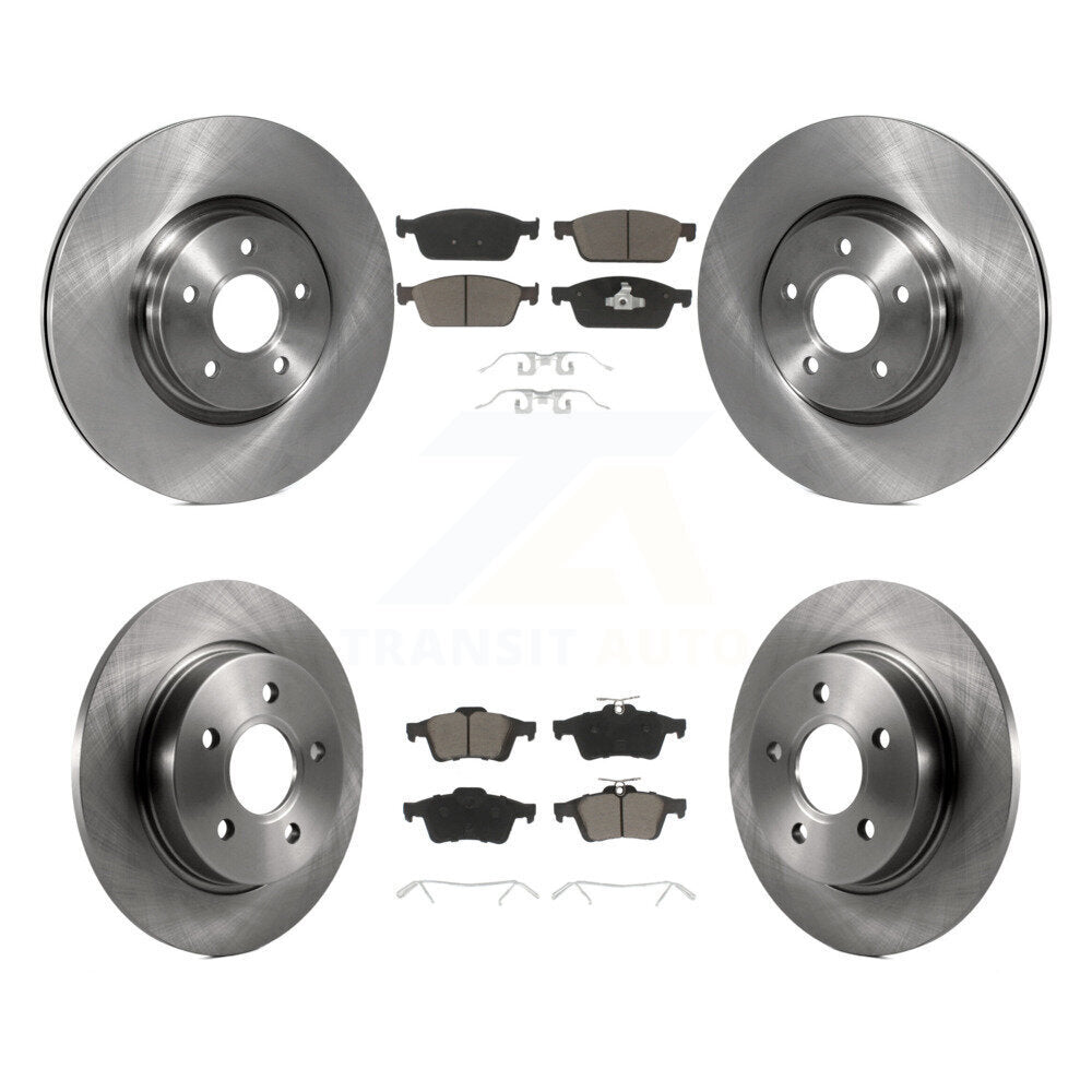 Kit de plaquettes en céramique pour rotors de frein avant et arrière, pour Ford Focus avec Roto de 320mm de diamètre