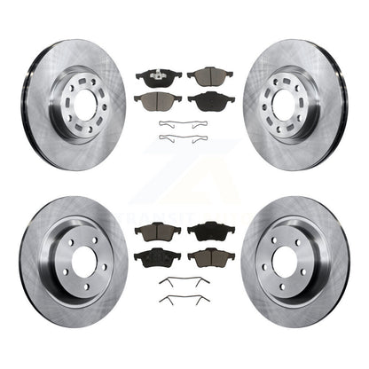 Kit de rotors de frein à disque avant et arrière et plaquettes en céramique pour Mazda 5 à 02 06 2006