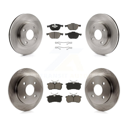 Rotors de frein à disque avant et arrière et Kit de plaquettes en céramique pour Ford Focus 2004 à partir de 04 05