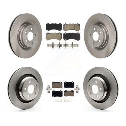 Kit de rotors de frein à disque avant et arrière et plaquettes en céramique pour chargeur Dodge Challenger
