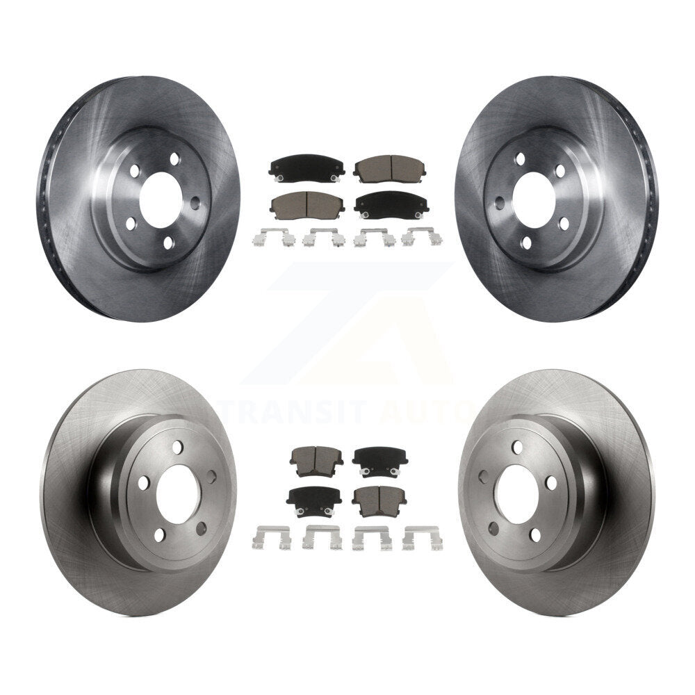 Kit de plaquettes en céramique pour Rotor de frein avant et arrière, pour Dodge Charger Chrysler 300 Challenge