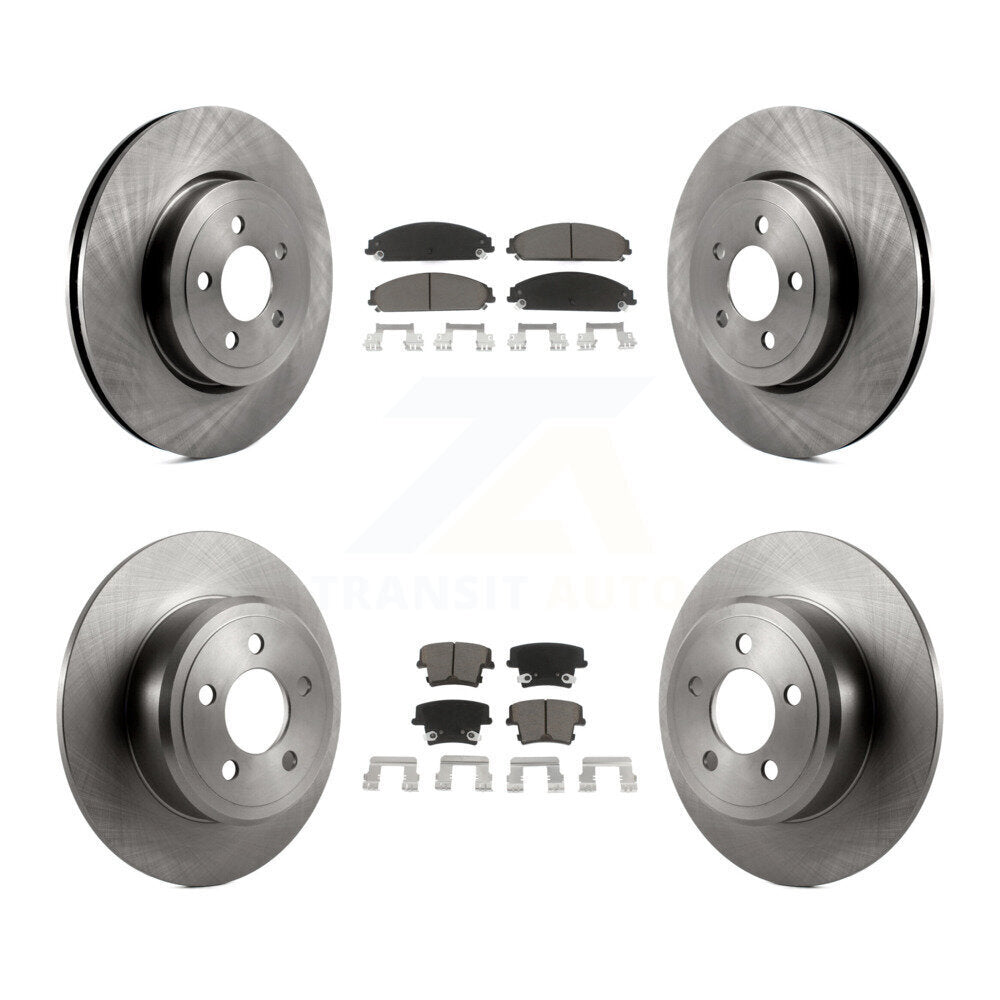 Kit de plaquettes de frein en céramique pour Rotors avant et arrière, pour Chrysler 300 AWD 2005 – 2006 avec 3.5