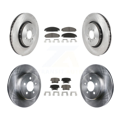 Kit de rotors de frein à disque avant et arrière et plaquettes en céramique pour Dodge Charger K8C-100769