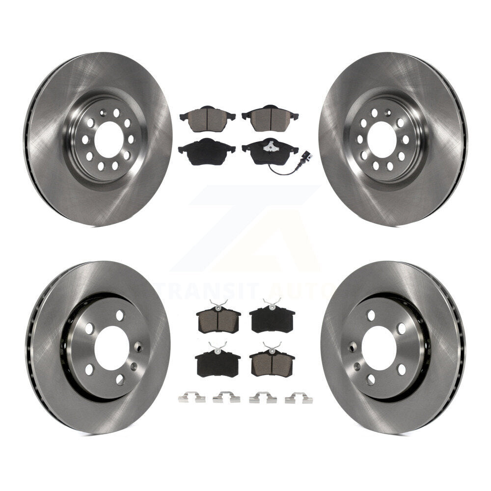Kit de plaquettes de frein en céramique, Rotors de frein à disque avant et arrière, pour Volkswagen Golf Audi TT Quattr