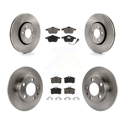 Kit de rotors de frein à disque avant et arrière et plaquettes en céramique pour Volkswagen Beetle