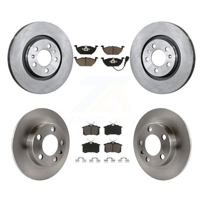 Kit de rotors de frein à disque avant et arrière et plaquettes en céramique pour Volkswagen Beetle