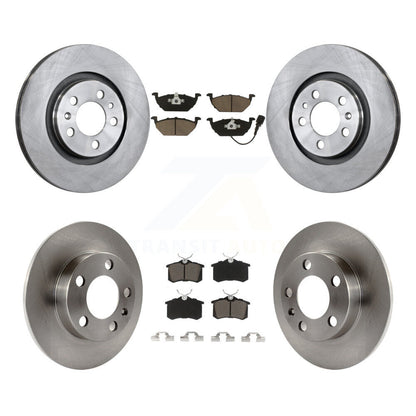 Kit de rotor de frein avant et arrière et plaquettes en céramique, pour Volkswagen Jetta Golf City Beetl