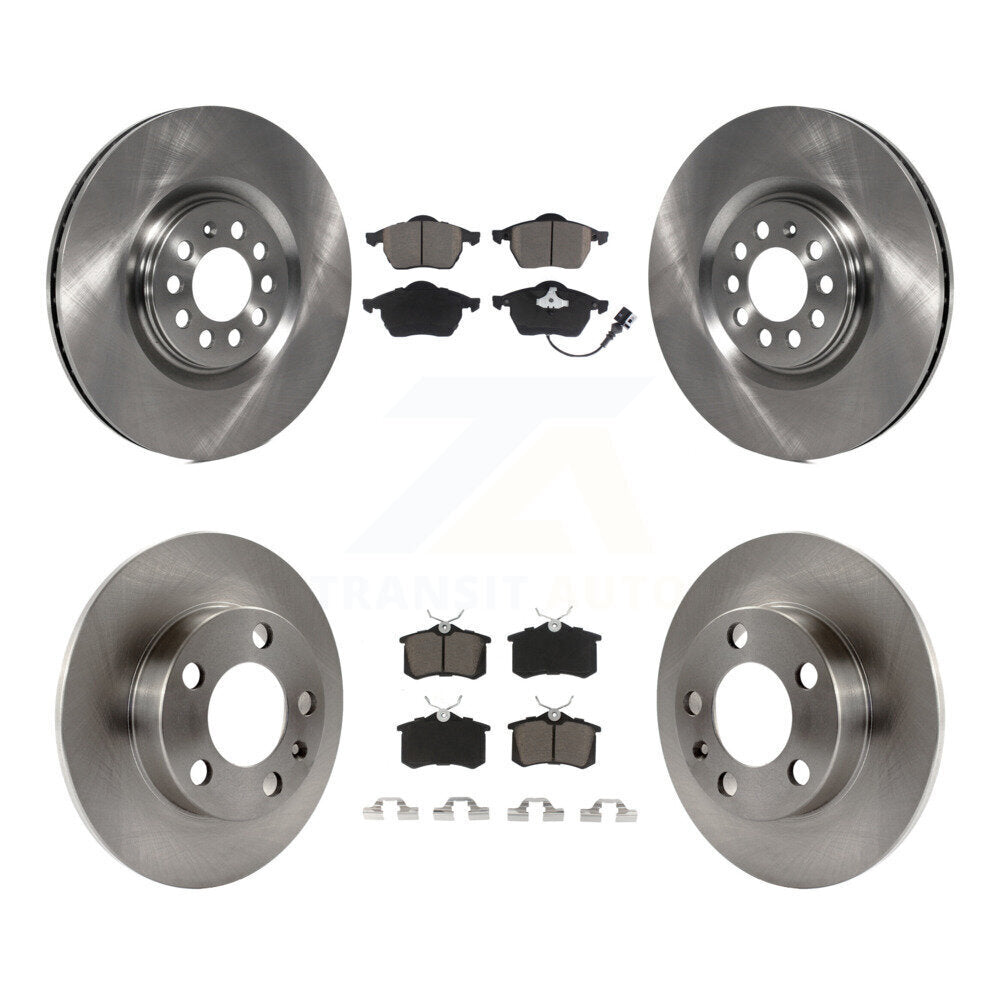 Kit de disques de frein à disque avant et arrière et plaquettes en céramique pour Audi TT 2000 – 2006