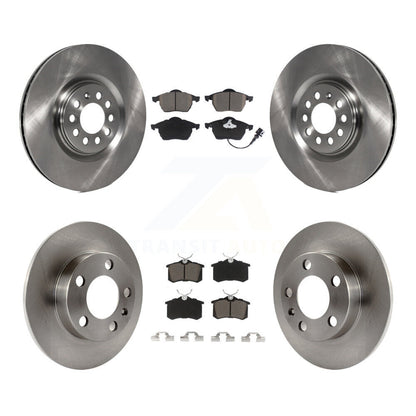 Kit de disques de frein à disque avant et arrière et plaquettes en céramique pour Audi TT 2000 – 2006