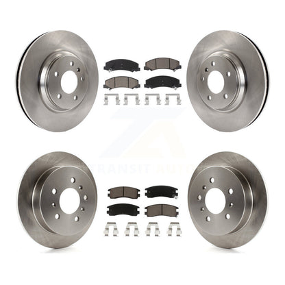 Kit de rotors de frein à disque avant et arrière et plaquettes en céramique pour Buick LaCrosse Allure