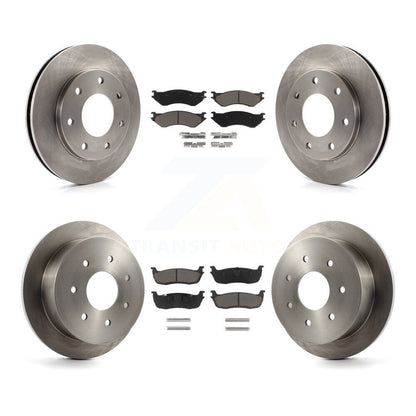 Kit de rotors de frein à disque avant et arrière et plaquettes en céramique, pour Ford F-150 F-250 HD 4WD
