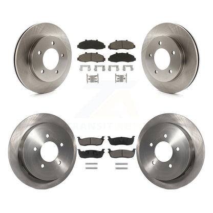 Kit de rotors de frein à disque avant et arrière et plaquettes en céramique pour Ford F-150 Heritage 4WD