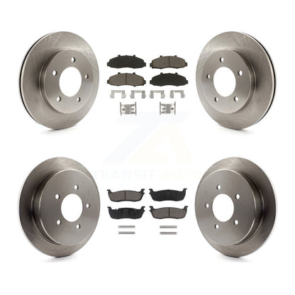 Kit de rotors de frein à disque avant et arrière et plaquettes en céramique pour Ford F-150 4WD K8C-100791