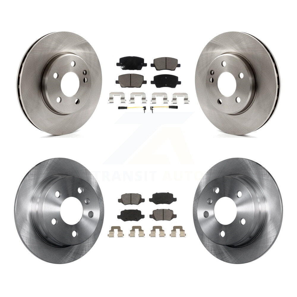 Kit de rotor de frein à disque avant et arrière et plaquettes en céramique pour Mercedes-Benz B20 2006-2011