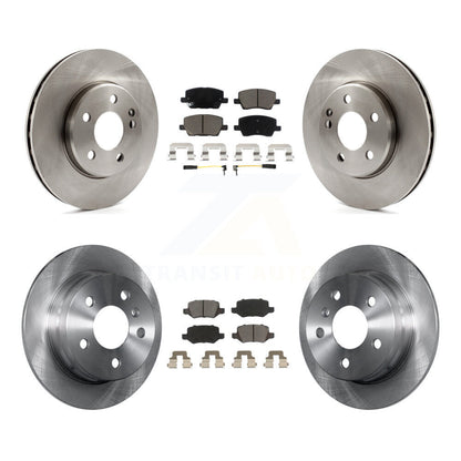 Kit de rotor de frein à disque avant et arrière et plaquettes en céramique pour Mercedes-Benz B20 2006-2011