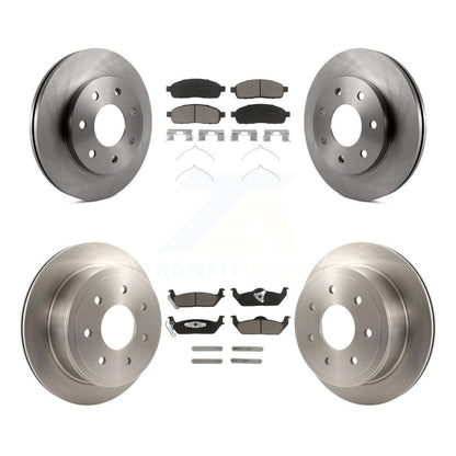 Kit de Rotor de frein à disque avant et arrière et plaquettes en céramique, pour Ford F-150 Lincoln Mark LT 4W