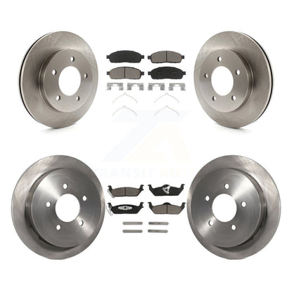 Kit de rotors de frein à disque avant et arrière et plaquettes en céramique pour Ford F-150 4WD 2004