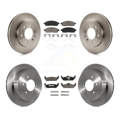 Kit de rotor de frein avant et arrière et plaquettes en céramique pour Ford F-150 2009 avec roue à 6 écrous