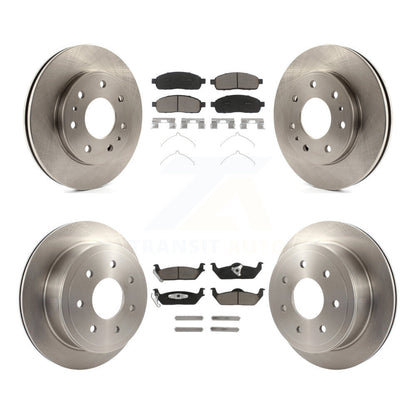 Kit de rotor de frein avant et arrière et plaquettes en céramique pour Ford F-150 2009 avec roue à 7 écrous