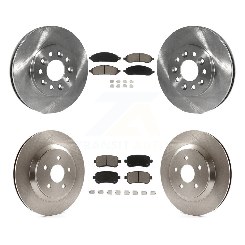 Rotor de frein à disque avant et arrière et Kit de plaquettes en céramique pour Ford Freestar Mercury Montere