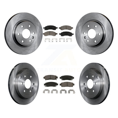 Rotors de frein avant et arrière et Kit de plaquettes en céramique pour GMC Acadia Buick autoclave Chevrole
