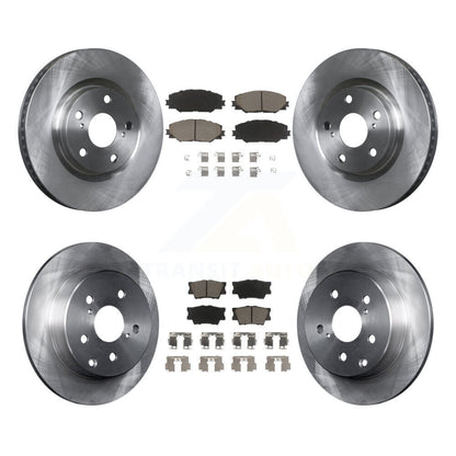 Kit de rotors de frein à disque avant et arrière et plaquettes en céramique pour Toyota RAV4 K8C-100811