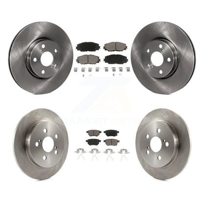 Kit de rotors de frein avant et arrière et plaquettes en céramique, pour Toyota Corolla Matrix Pontiac Vib