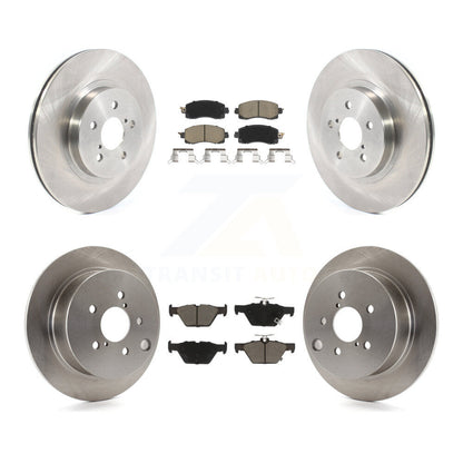 Kit de rotors de frein à disque avant et arrière et plaquettes en céramique pour Subaru Crosstrek