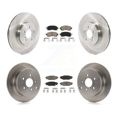 Kit de rotors de frein à disque avant et arrière et plaquettes en céramique pour Subaru Crosstrek Impreza