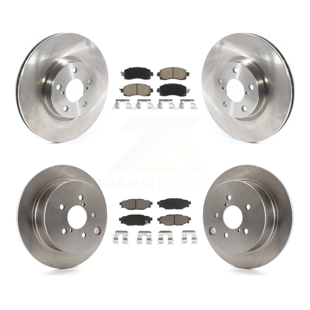 Kit de rotors de frein à disque avant et arrière et plaquettes en céramique pour Subaru Impreza K8C-100823