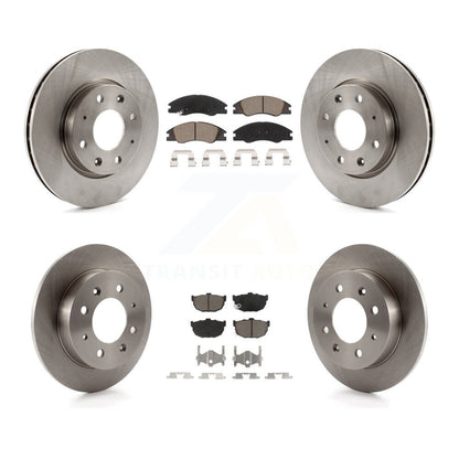 Kit de rotors de frein à disque avant et arrière et plaquettes en céramique pour Kia Spectra Spectra5