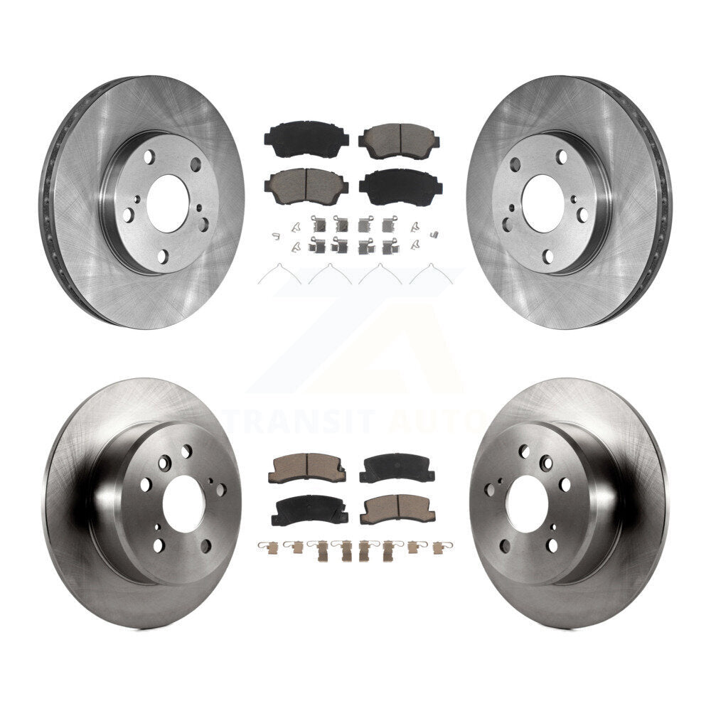 Kit de rotors de frein à disque avant et arrière et plaquettes en céramique, pour Toyota Camry Lexus ES300