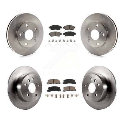 Kit de rotors de frein à disque avant et arrière et plaquettes en céramique pour Toyota Camry K8C-100832