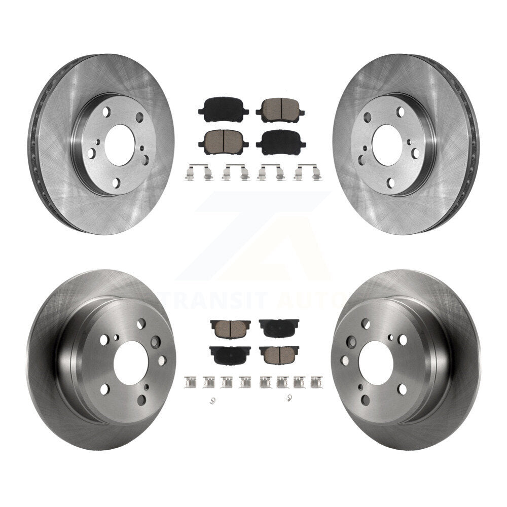 Kit de rotors de frein à disque avant et arrière et plaquettes en céramique, pour Toyota Camry Lexus ES300