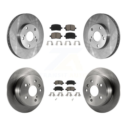 Kit de rotors de frein à disque avant et arrière et plaquettes en céramique pour Toyota Camry Solara