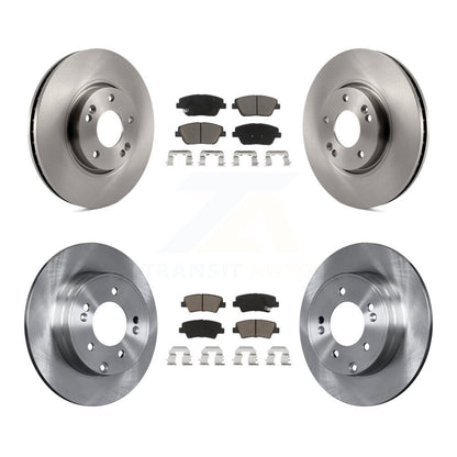 Kit de rotors de frein à disque avant et arrière et plaquettes en céramique, pour Hyundai Sonata Kia Optima