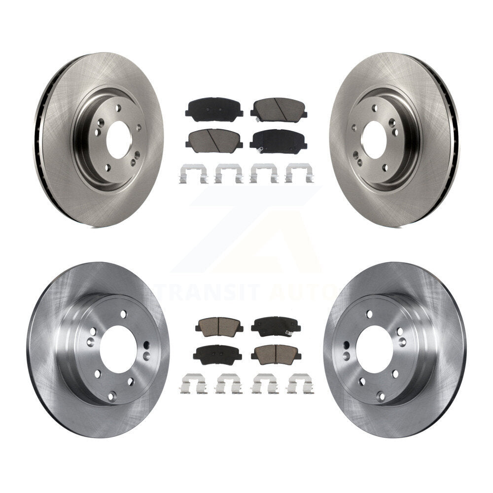Kit de rotors de frein à disque avant et arrière et plaquettes en céramique pour Kia Optima 2.0L K8C-10083
