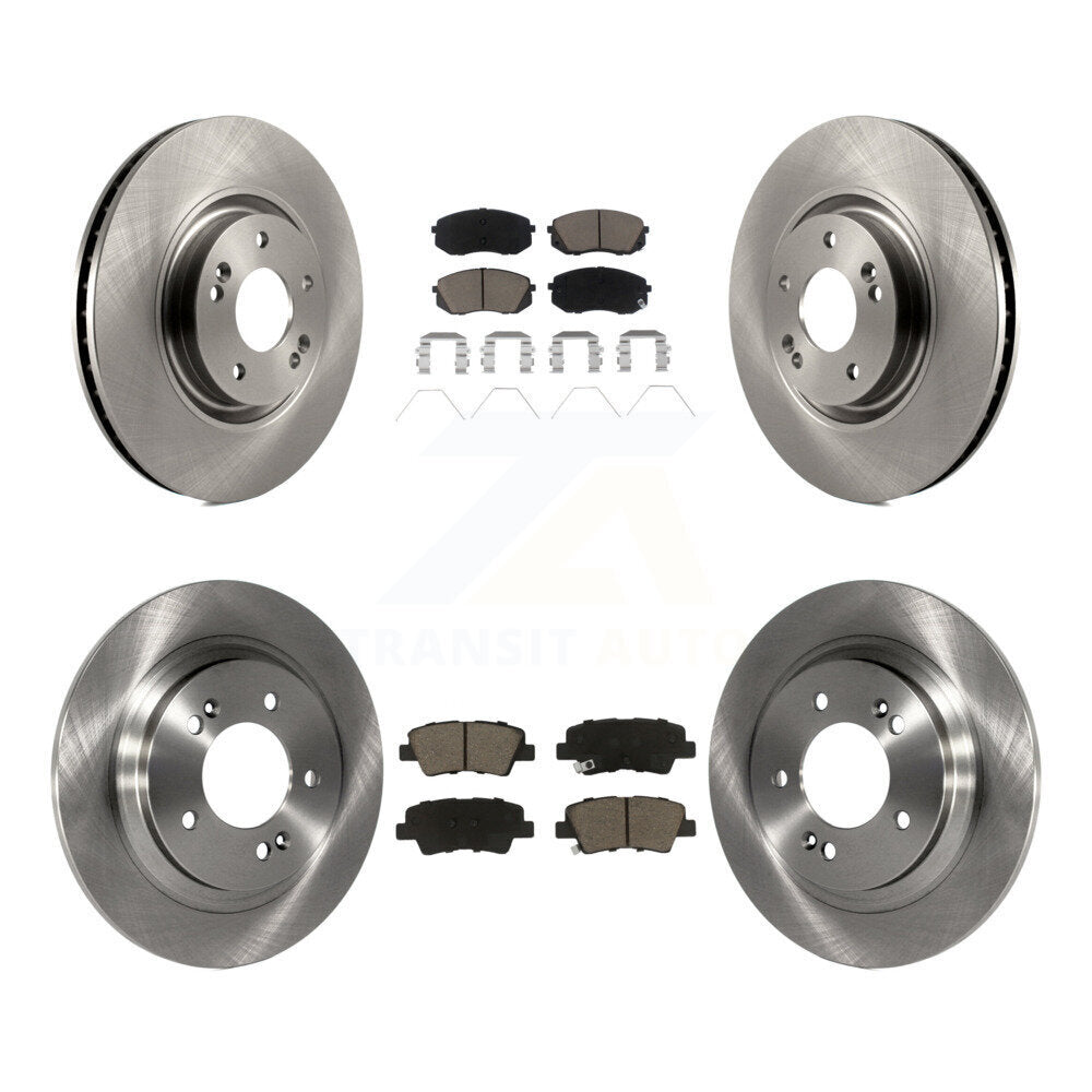 Kit de rotors de frein à disque avant et arrière et plaquettes en céramique pour Kia Optima K8C-100841