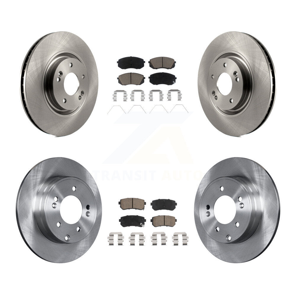 Kit de plaquettes en céramique pour rotors de frein avant et arrière, pour Kia Optima, avec stationnement manuel