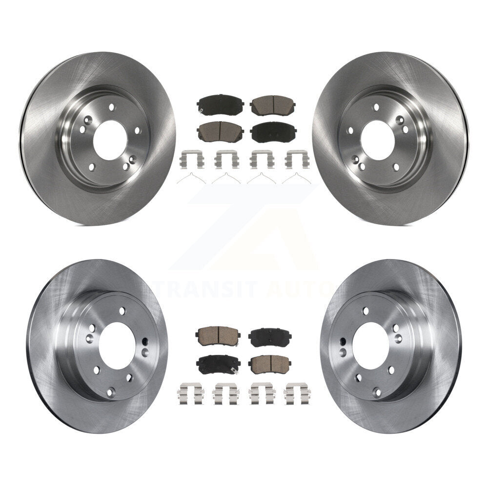 Kit de plaquettes en céramique pour rotors de frein avant et arrière, pour Kia Optima, avec stationnement manuel
