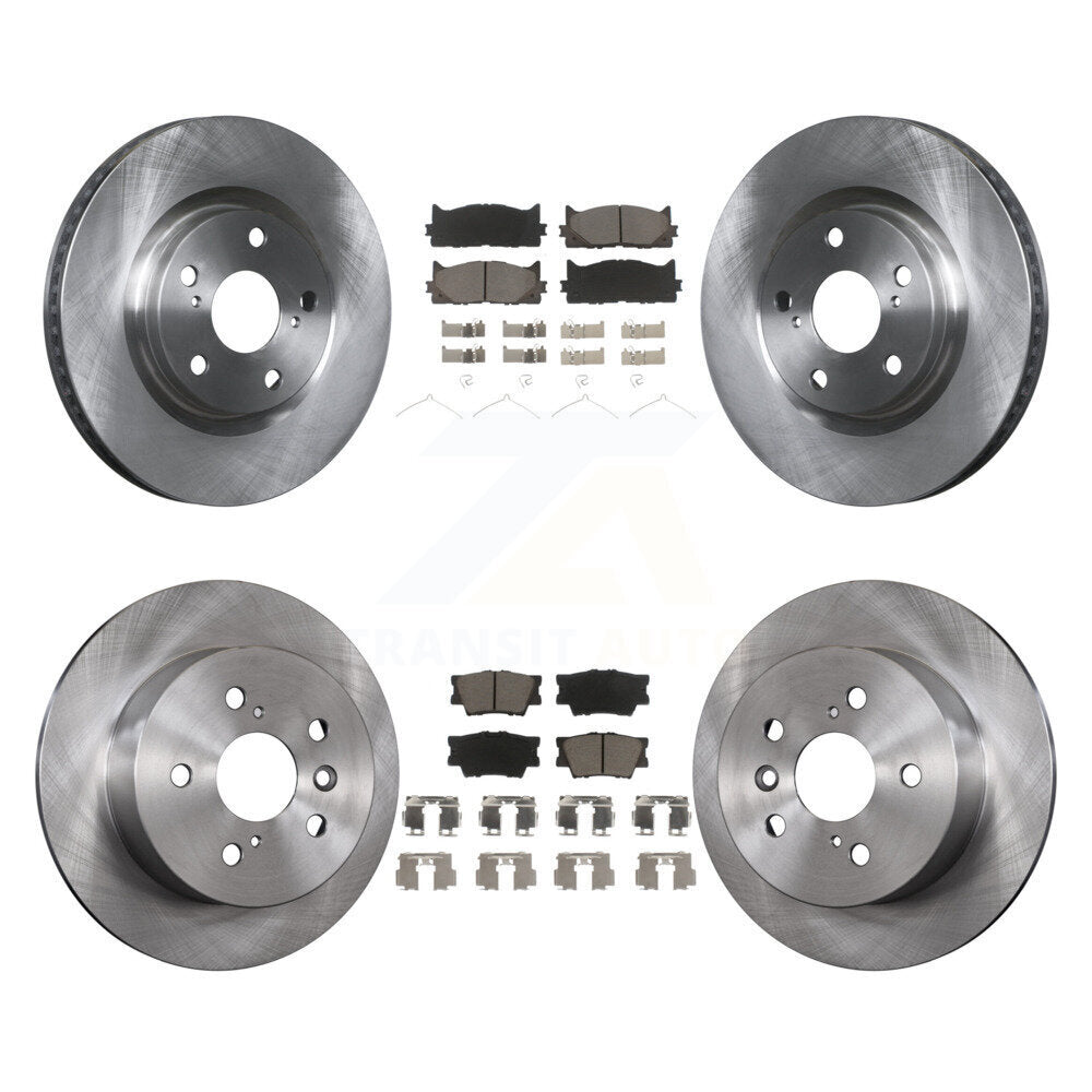 Kit de plaquettes de frein en céramique, Rotors de frein à disque avant et arrière, pour Toyota Camry Lexus ES350 Avalo