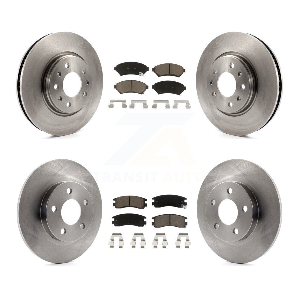 Kit de plaquettes de frein en céramique, Rotors avant et arrière, pour Cadillac Séville 03, avec Roto solide