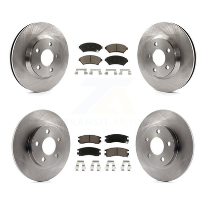Rotors de frein avant et arrière et Kit de plaquettes en céramique pour Cadillac DeVille Buick Park Avenue