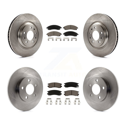 Rotors de frein à disque avant et arrière et kit de plaquettes en céramique pour Pontiac Bonneville GX 2004