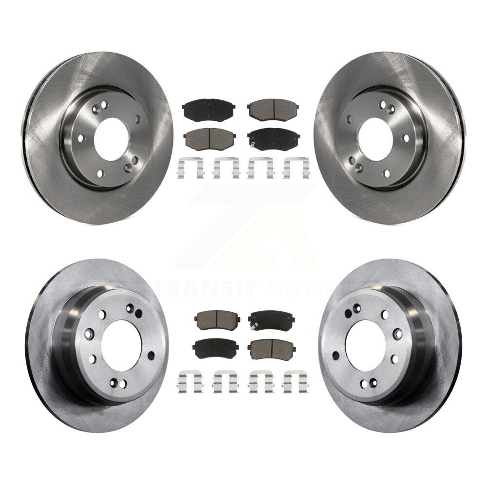 Kit de plaquettes de frein en céramique, Rotors de frein à disque avant et arrière, pour Hyundai Tucson Kia Sportage FW