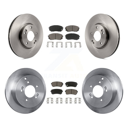 Rotors de frein à disque avant et arrière et Kit de plaquettes en céramique pour Hyundai Tucson Kia Sportag