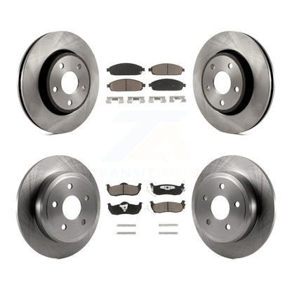 Rotors de frein à disque avant et arrière et Kit de plaquettes en céramique pour Jeep Grand Cherokee Commande