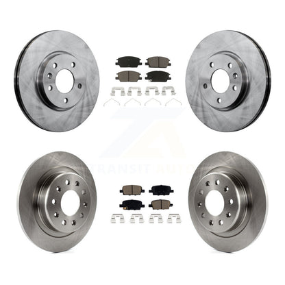 Kit de rotors de frein à disque avant et arrière et plaquettes en céramique pour Chevrolet Malibu